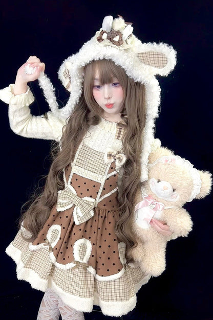 Lolita Wig - Hazelnut Ash Brown, Brown, Sweet Style - Lolita Coordinate Hair - additional product view 4