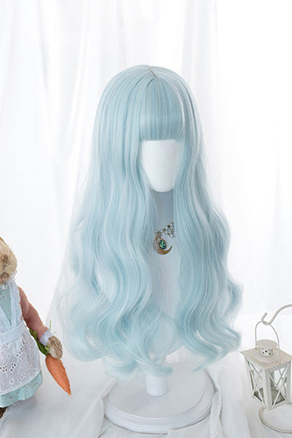 Lolita Wig - Light Blue, Blue, Sweet Style - Daily and Convention Styling - additional product view 3