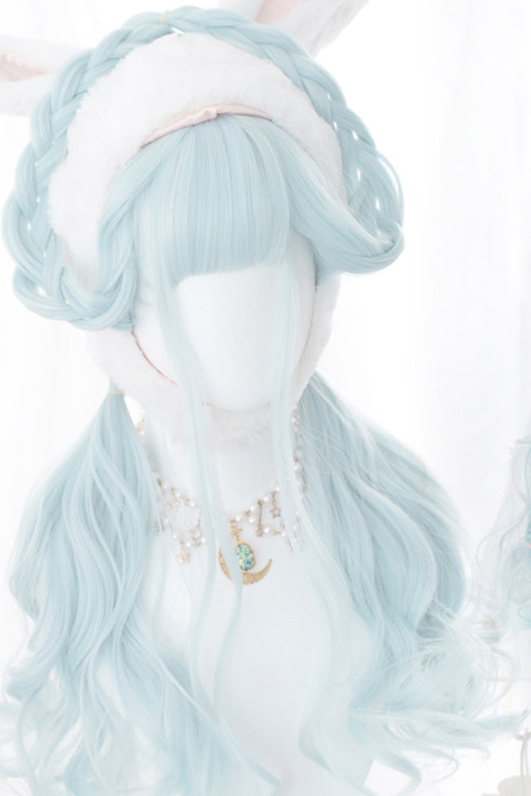 Lolita Wig - Light Blue, Blue, Sweet Style - Daily and Convention Styling - additional product view 5