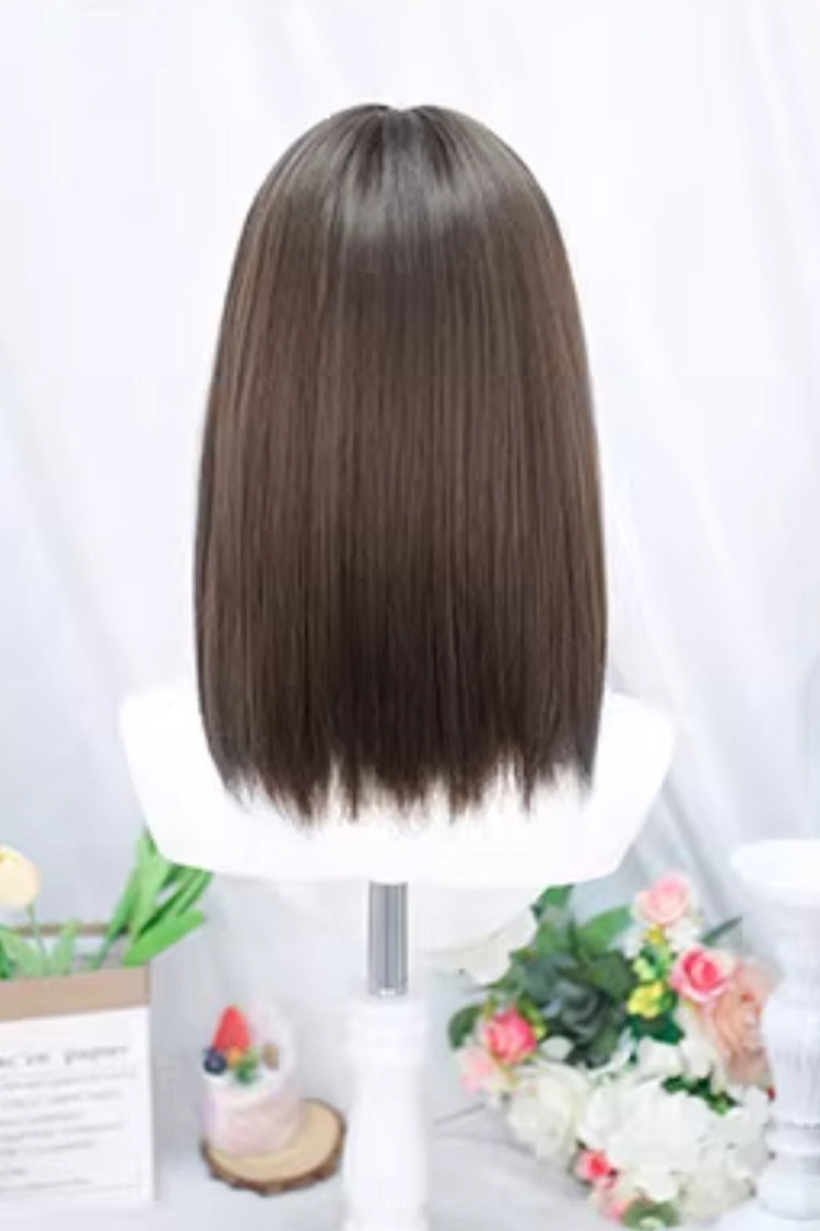 Lolita Wig - Medium Length Straight, 2 Colors, Sweet Style - Daily and Convention Styling - additional product view 3