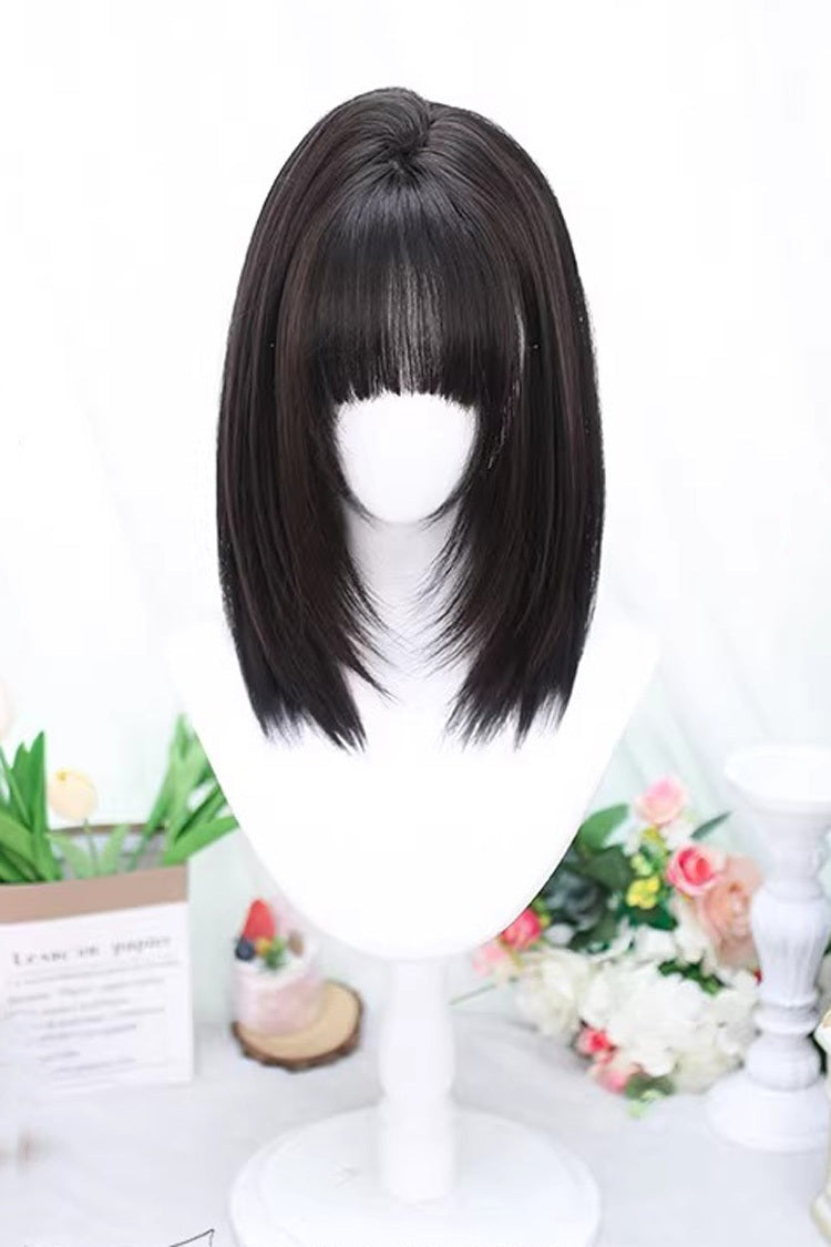 Lolita Wig - Medium Length Straight, 2 Colors, Sweet Style - Daily and Convention Styling - main product image