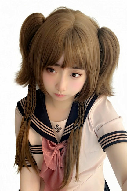 Lolita Wig - Milk Tea Brown, Brown, Sweet Style - Kawaii Outfit Wig - additional product view 2