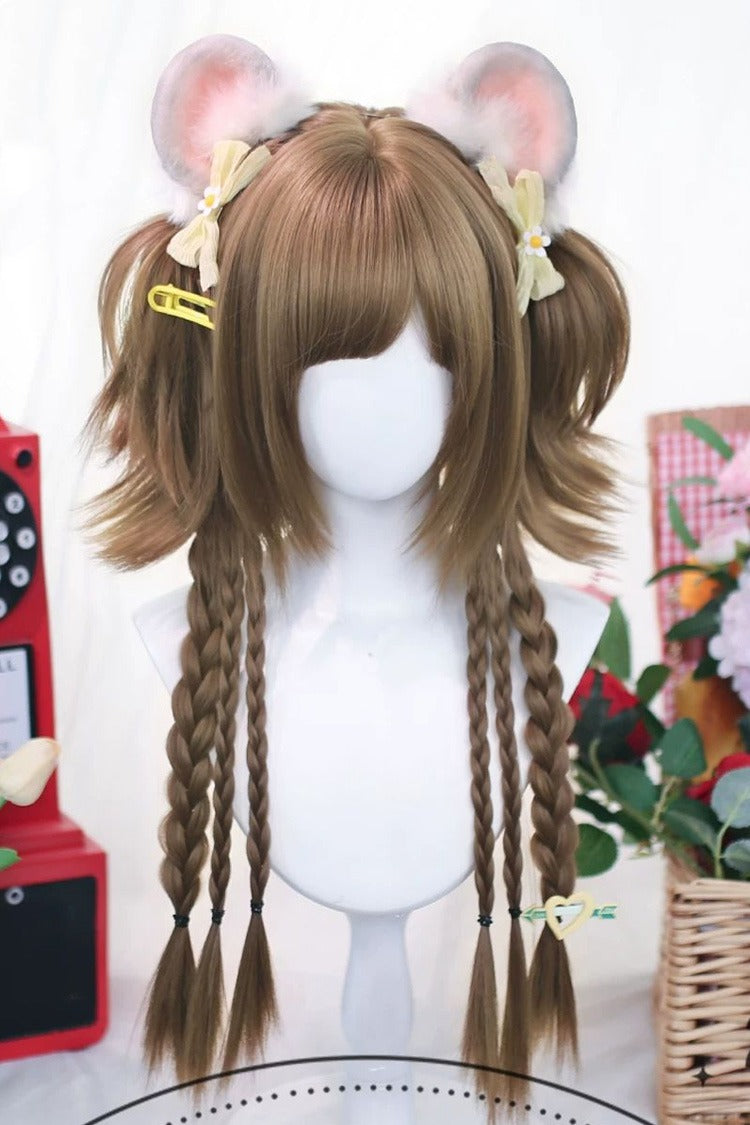 Lolita Wig - Milk Tea Brown, Brown, Sweet Style - Kawaii Outfit Wig - main product image