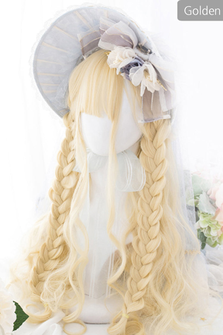 Lolita Wig - Miss Mira Series Corn Coils, 3 Colors, Sweet Style - One Size Gold option