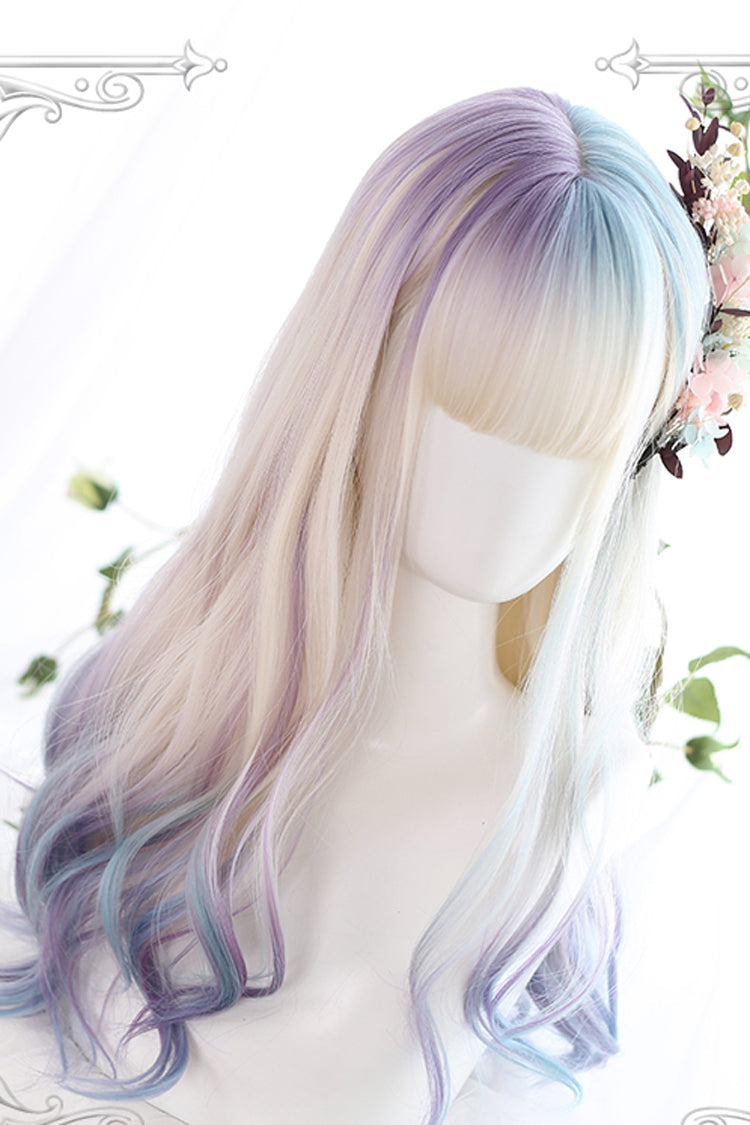Lolita Wig - Multicolor Gradient, Multi-Color, Sweet Style - Kawaii Outfit Wig - additional product view 3