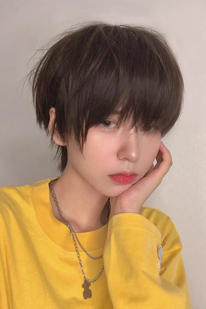 Lolita Wig - Natural, Brown - Daily and Convention Styling - Detailed Lolita Coordinate - additional product view 2