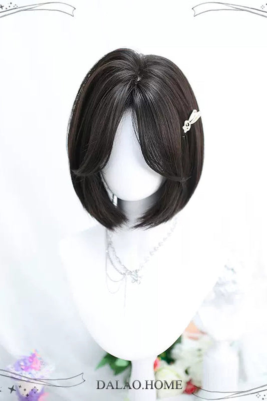 Lolita Wig - Natural Center Parted, Black, Sweet Style - Lolita Coordinate Hair - additional product view 2