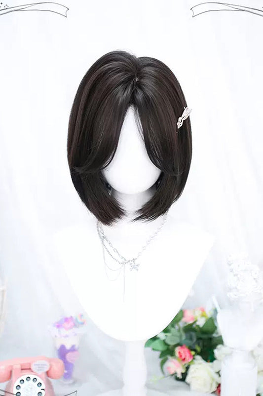 Lolita Wig - Natural Center Parted, Black, Sweet Style - Lolita Coordinate Hair - main product image