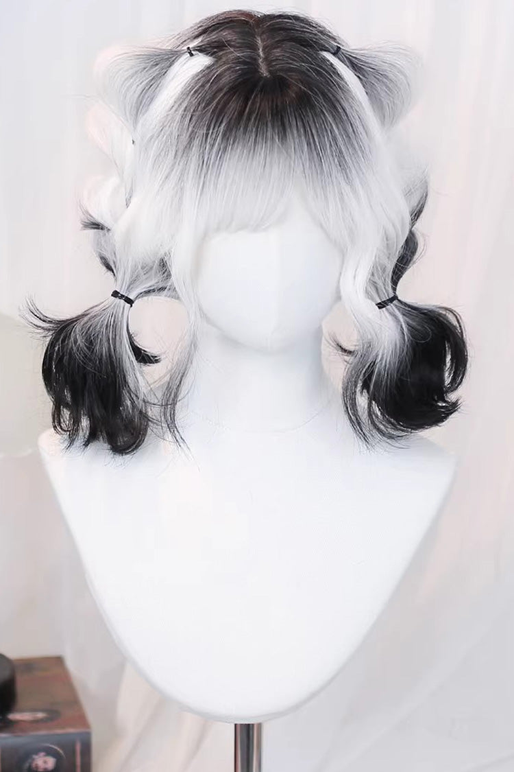 Lolita Wig - Ombre Airy Bangs With Curls, 3 Colors, Sweet Style - additional product view 3