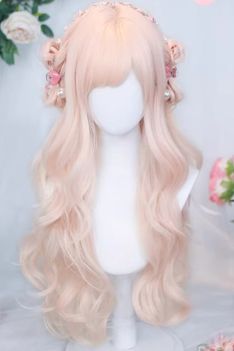 Lolita Wig - Pastel Pink Wispy Air Bangs, Pink, Sweet Style - Lolita Coordinate Hair - main product image