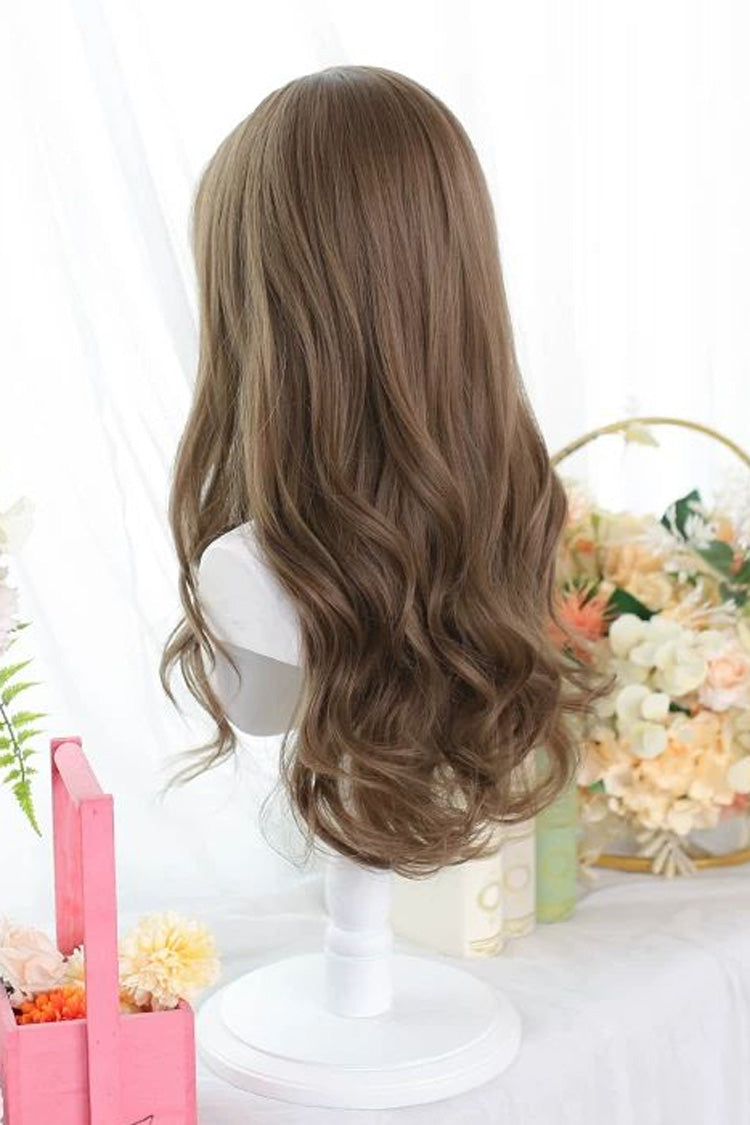 Lolita Wig - Peach Linen Japanese Jk Style, Peach-Linen, Sweet Style - additional product view 3