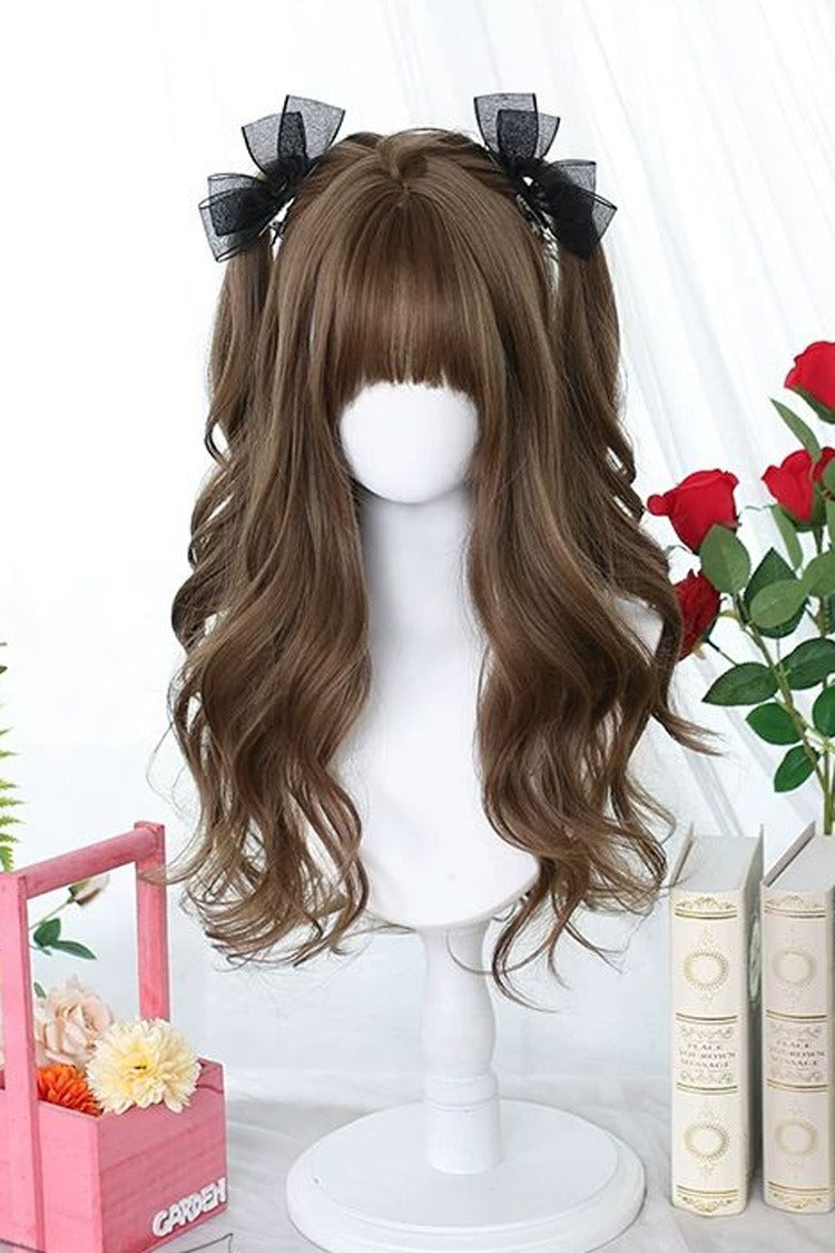 Lolita Wig - Peach Linen Japanese Jk Style, Peach-Linen, Sweet Style - main product image
