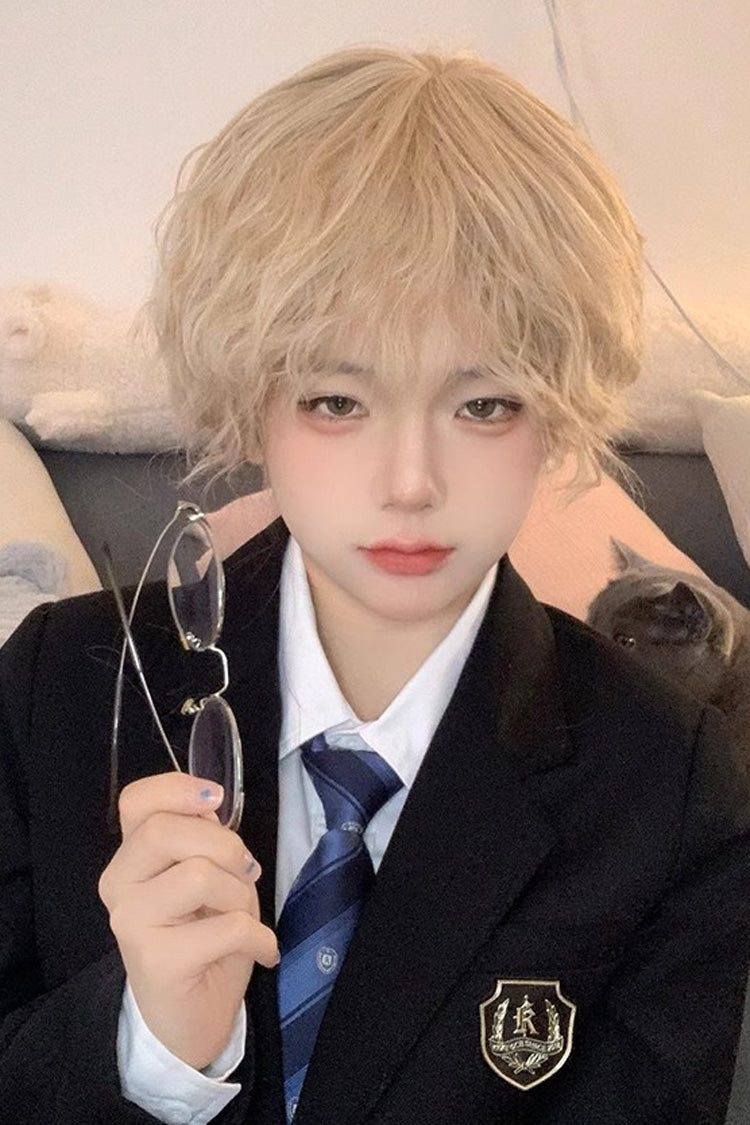 Lolita Wig - Sand Gold Natural Tin Foil Perm, Gold - Daily and Convention Styling - main product image