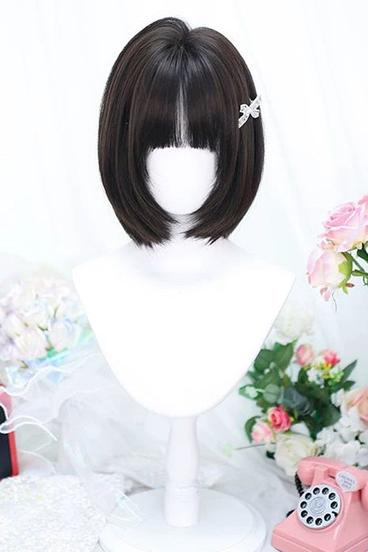 Lolita Wig - Stylish Girl Straight Bob, 2 Colors, Sweet Style - main product image