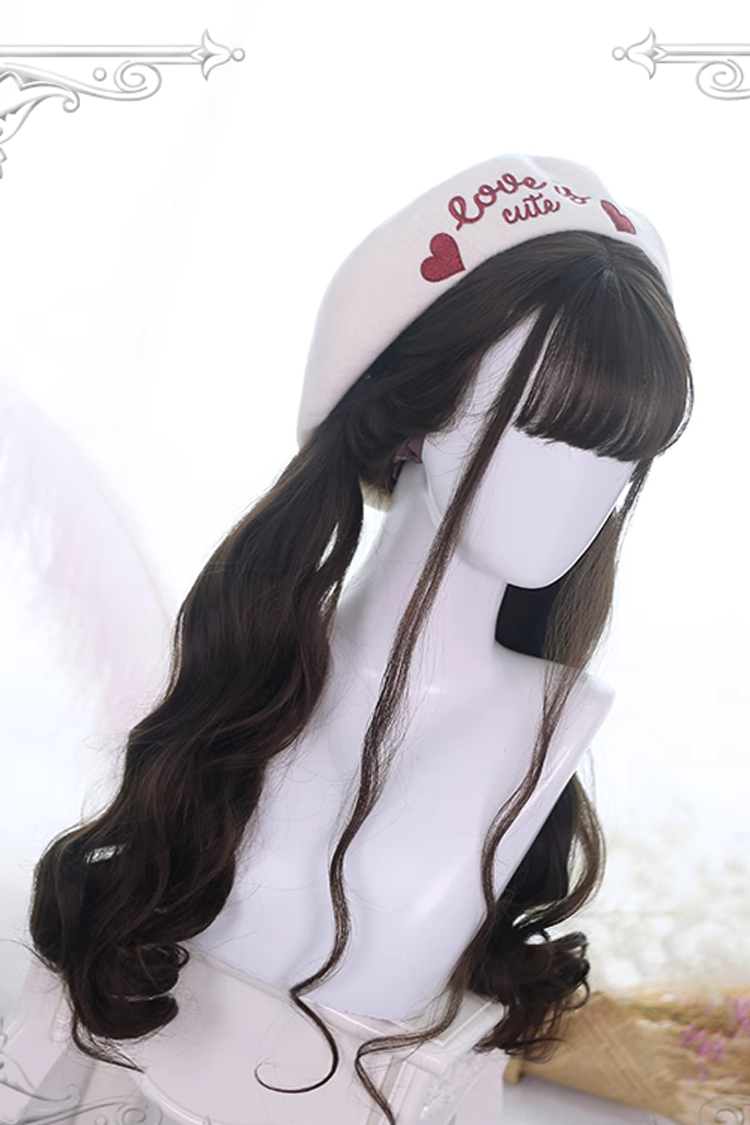 Lolita Wig - Sylvia, Brown, Classic Style - Daily and Convention Styling - additional product view 2