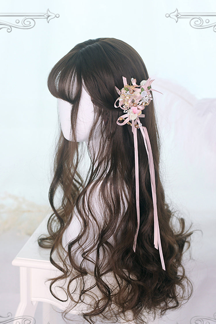 Lolita Wig - Sylvia, Brown, Classic Style - Daily and Convention Styling - additional product view 4
