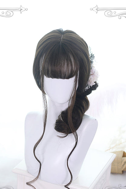 Lolita Wig - Sylvia, Brown, Classic Style - Daily and Convention Styling - main product image