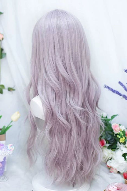 Lolita Wig - Taro Purple Straight Bangs, Purple, Sweet Style - additional product view 3