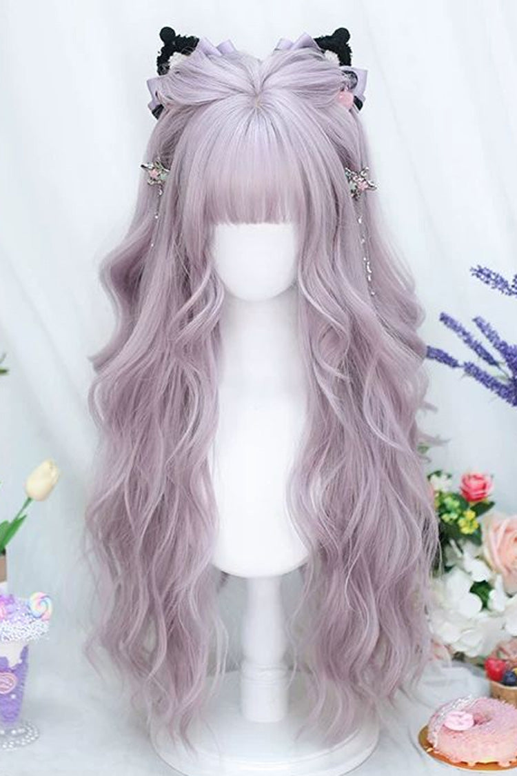 Lolita Wig - Taro Purple Straight Bangs, Purple, Sweet Style - main product image