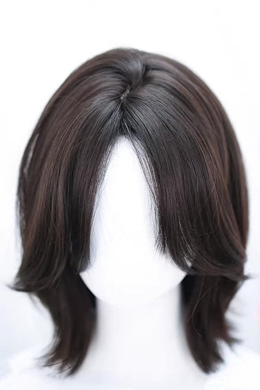 Lolita Wig - Tea Brown Shoulder Length, 2 Colors, Sweet Style - additional product view 2