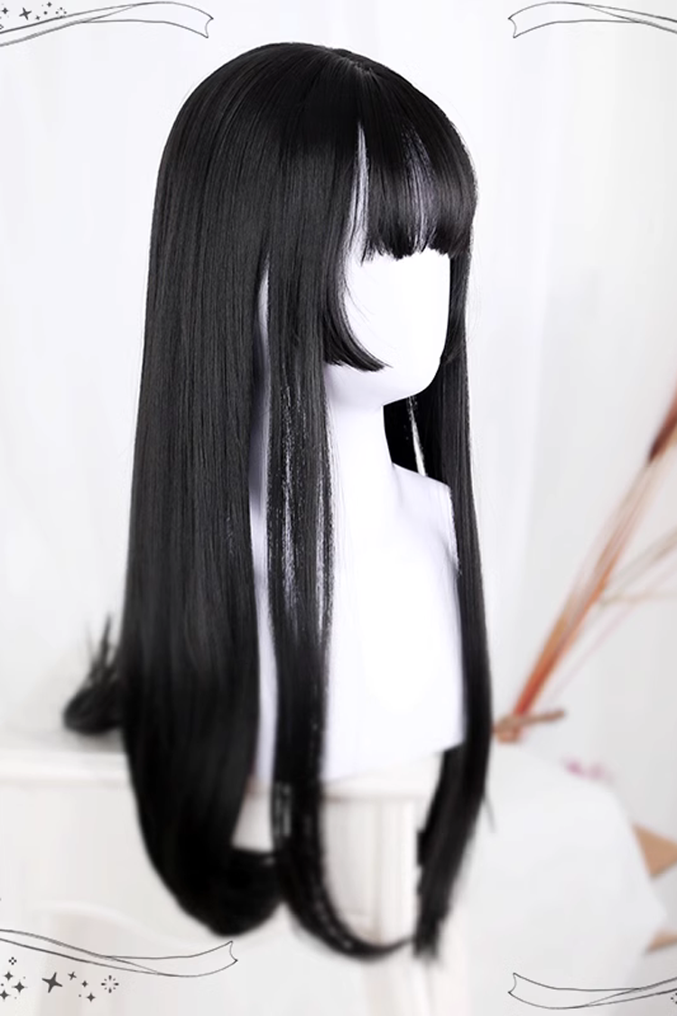 Lolita Wig - Two Colors Hime Cut, 2 Colors, Classic Style - Daily and Convention Styling - additional product view 3
