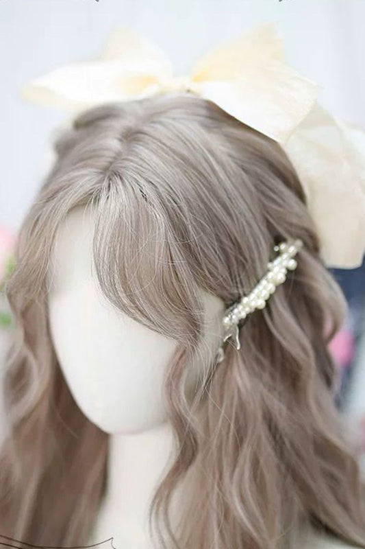 Lolita Wig - Wavy With Curved Bangs, 2 Colors, Sweet Style - Daily and Convention Styling - additional product view 2
