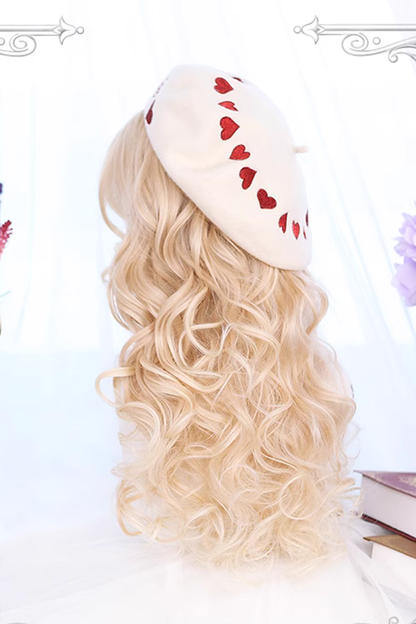 Lolita Wig - Wool Curl Medium Length Curly, 2 Colors, Sweet Style - additional product view 3