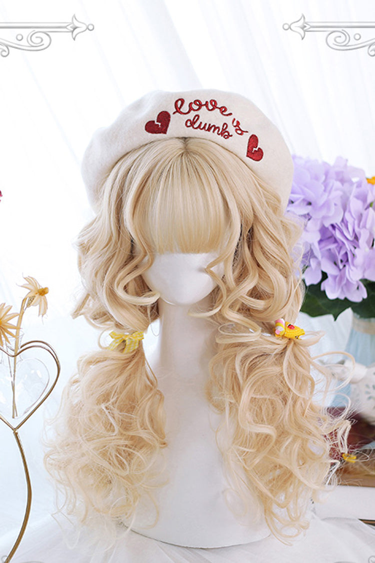 Lolita Wig - Wool Curl Medium Length Curly, 2 Colors, Sweet Style - main product image