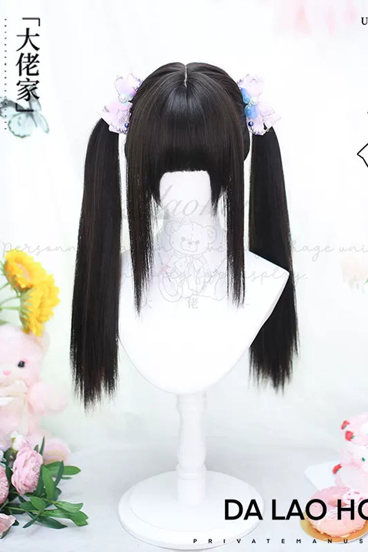 Long Wavy Lolita Wig - Black/brown Secondary, 2 Colors, Sweet Style - additional product view 3