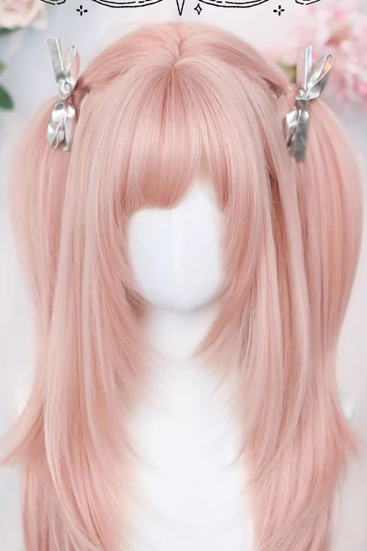 Long Wavy Lolita Wig - Cherry Pink, Pink, Sweet Style - Daily and Convention Styling - additional product view 2