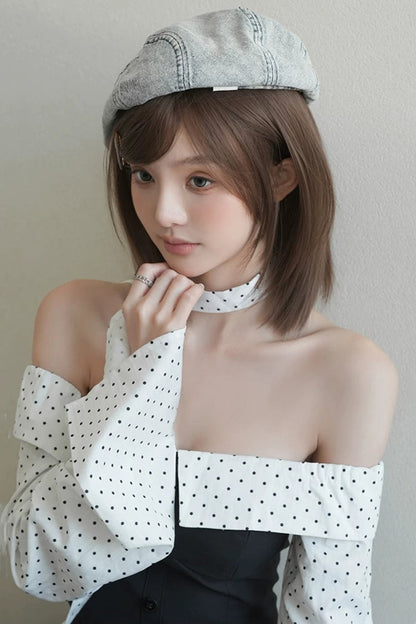 Long Wavy Lolita Wig - Chestnut Brown Refined, Brown, Layered, Sweet Style - additional product view 4