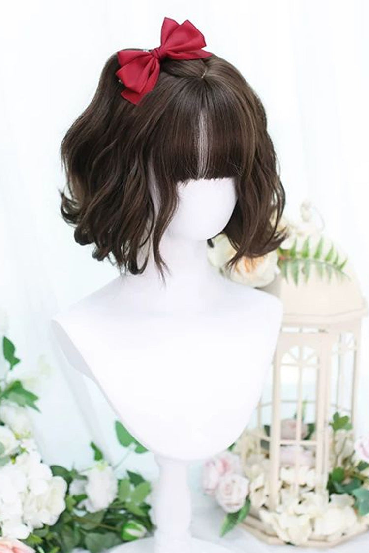 Long Wavy Lolita Wig - Cool Brown Japanese, Brown, Sweet Style - additional product view 2