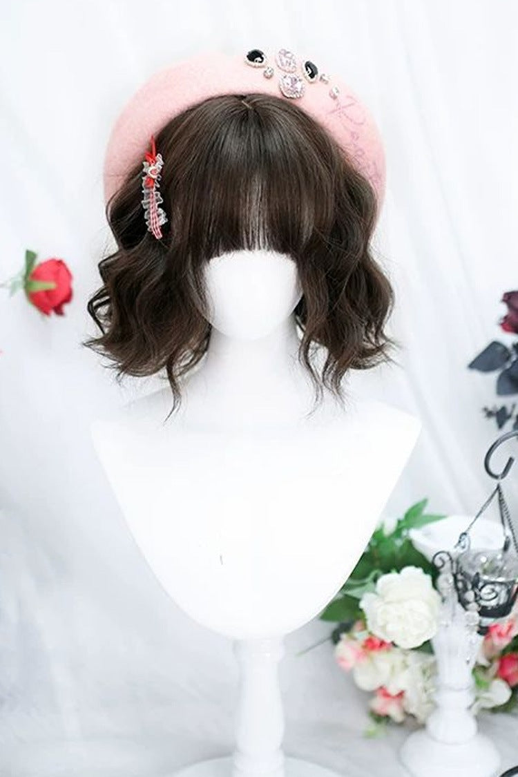 Long Wavy Lolita Wig - Cool Brown Japanese, Brown, Sweet Style - main product image
