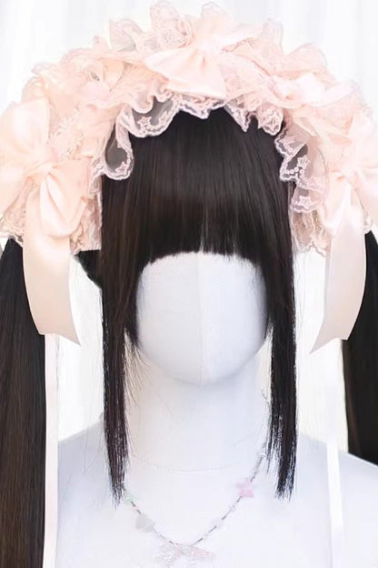 Long Wavy Lolita Wig - Deep Black Tea Brown, 2 Colors, Sweet Style - additional product view 2