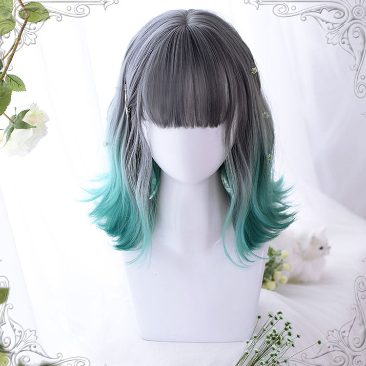 Long Wavy Lolita Wig - Gradient Green, 2 Colors, Sweet Style - main product image