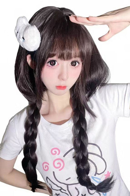 Long Wavy Lolita Wig - Jellyfish Hair Daily, 2 Colors, Sweet Style - additional product view 3