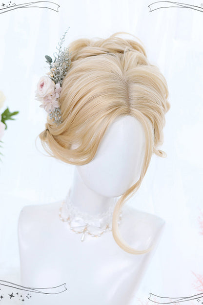 Long Wavy Lolita Wig - Light Golden Daily, Gold, Sweet Style - additional product view 3