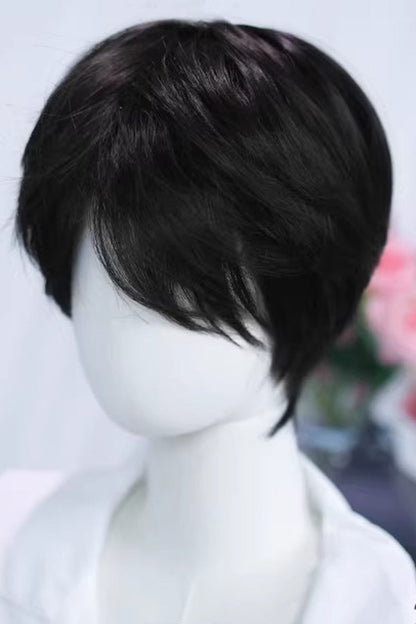 Long Wavy Lolita Wig - Natural Black Cool Androgynous, Black - additional product view 2