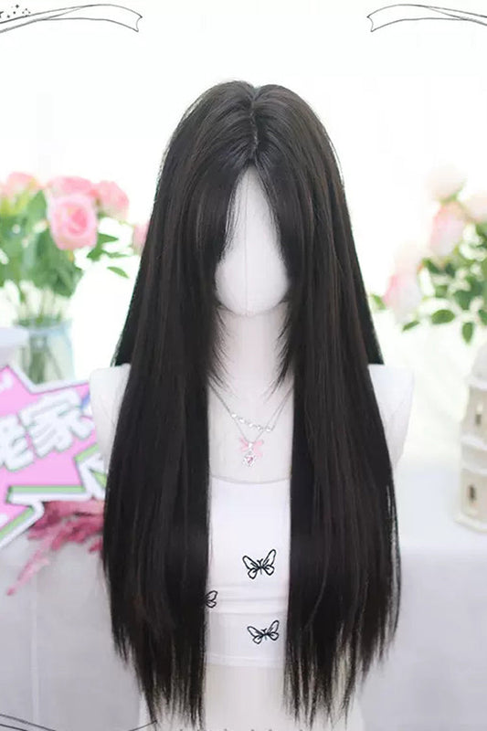 Long Wavy Lolita Wig - Natural, Black, Sweet Style, Classic Style - main product image