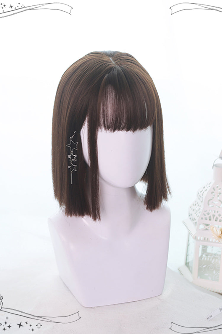 Long Wavy Lolita Wig - Natural Medium, 2 Colors, Gothic Style - main product image