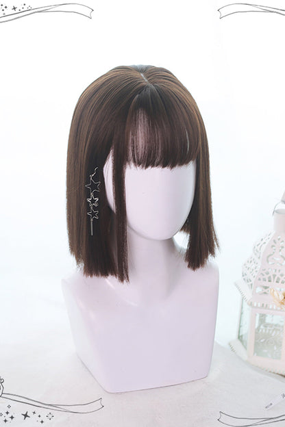 Long Wavy Lolita Wig - Natural Medium, 2 Colors, Gothic Style - main product image