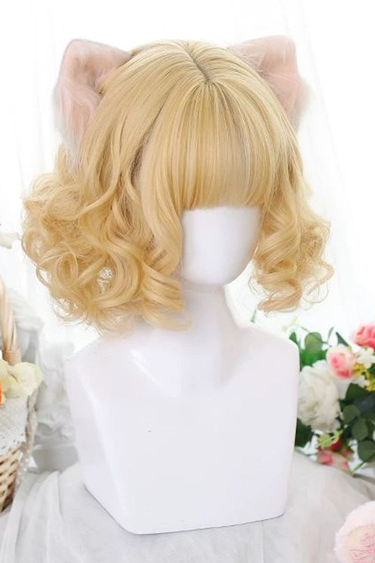 Long Wavy Lolita Wig - Natural Small Curls, 3 Colors, Sweet Style - main product image