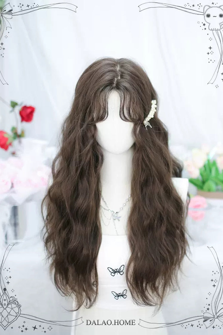 Long Wavy Lolita Wig - Secondary Tousled Small Waves, 2 Colors, Sweet Style - additional product view 4
