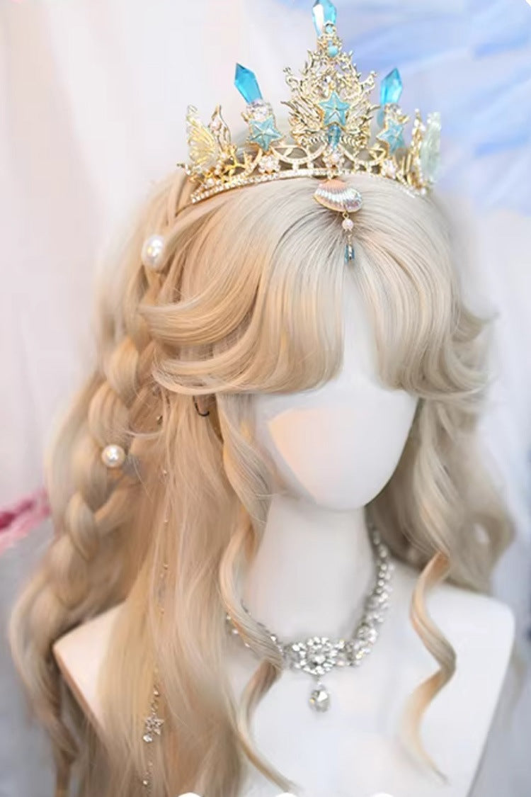 Long Wavy Lolita Wig - Special Center Part Loose Waves, 2 Colors, Sweet Style - additional product view 3