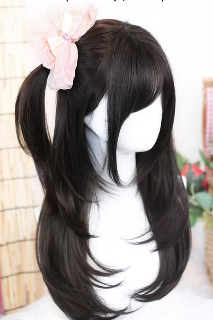 Long Wavy Lolita Wig - Straight Hair Japanese Colors, 2 Colors, Sweet Style - additional product view 2