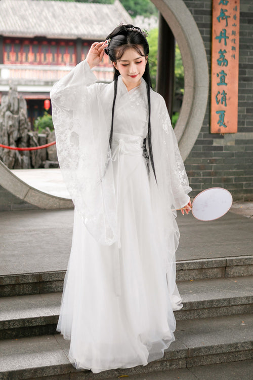 Ouji Fashion Set - Lady Chinese Style Fairy, White, Chinese-Inspired Style, Sweet Style - additional product view 2