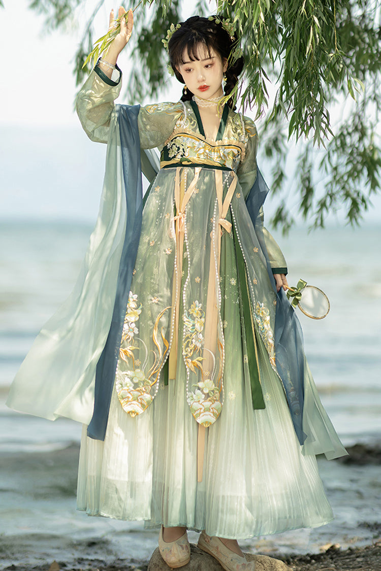 Ouji Fashion Set - Multi-color Chinese Style, Multi-Color, High Waist, Embroidered - additional product view 2