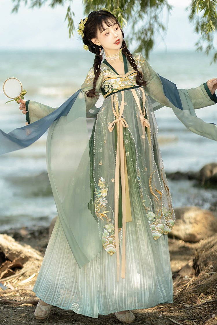 Ouji Fashion Set - Multi-color Chinese Style, Multi-Color, High Waist, Embroidered - additional product view 3