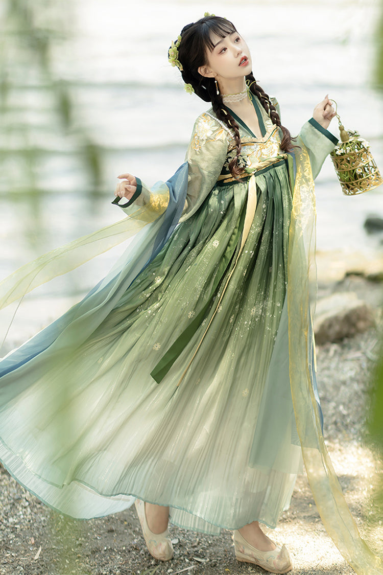 Ouji Fashion Set - Multi-color Chinese Style, Multi-Color, High Waist, Embroidered - additional product view 4