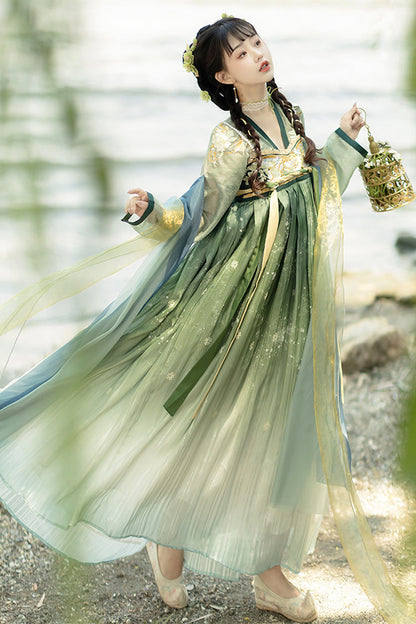 Ouji Fashion Set - Multi-color Chinese Style, Multi-Color, High Waist, Embroidered - additional product view 4